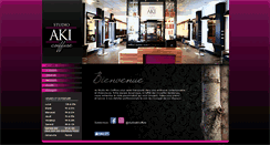 Desktop Screenshot of akicoiffure.com